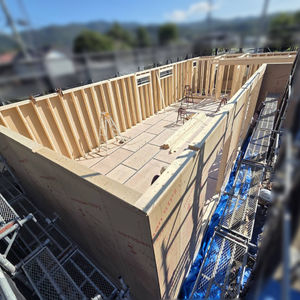 本日上棟でした。