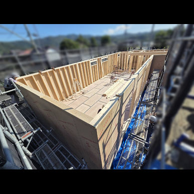 本日上棟でした。